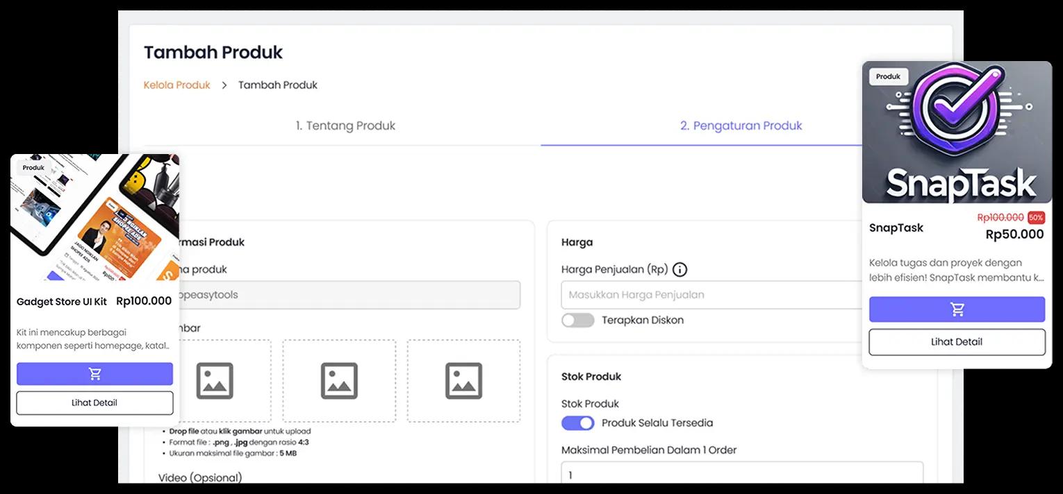 Jual Produk Digital dengan praktis