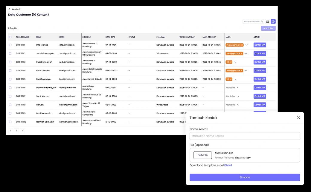 Buat Formulir & Kontak - Slide 1